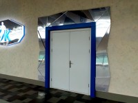 ТЦ "Замок", входной портал катка. Минск,2014г.