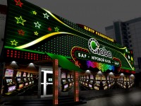 Эскиз рекламы игрового клуба "Gaba"