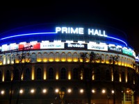 Концертный зал "PRIME HALL", реклама брендовых магазинов, тц "Замок", пр. Победителей, 2014г.